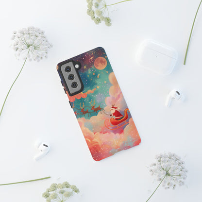 Starlit Santa Sky –  Tough Glossy Samsung Galaxy Case