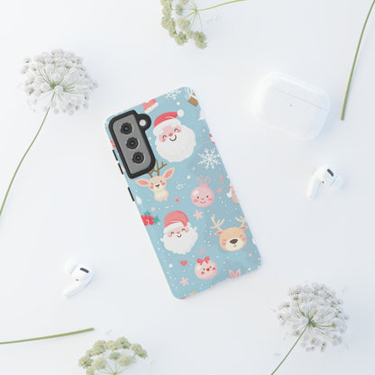 Pastel Santa Joy – Tough Glossy Samsung Galaxy Case