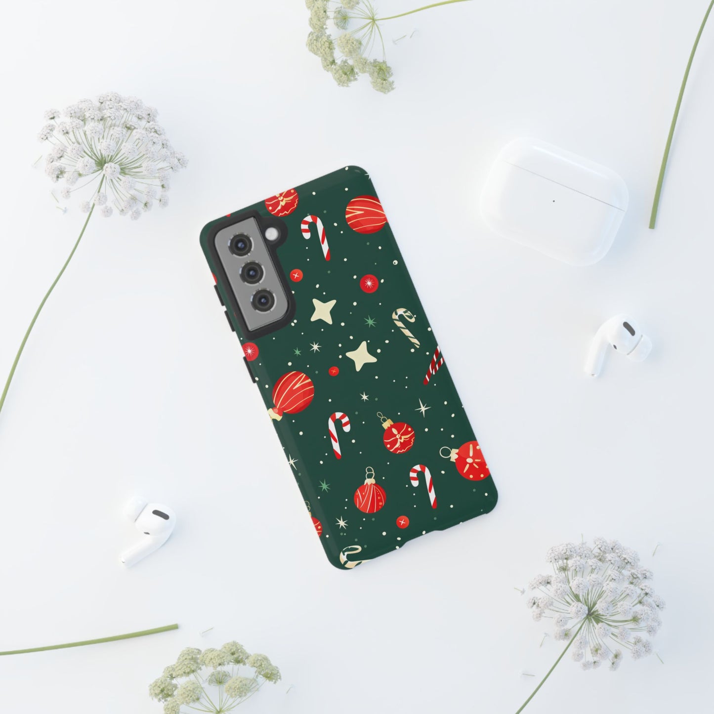 Festive Ornament Scatter – Tough Glossy Samsung Galaxy Case