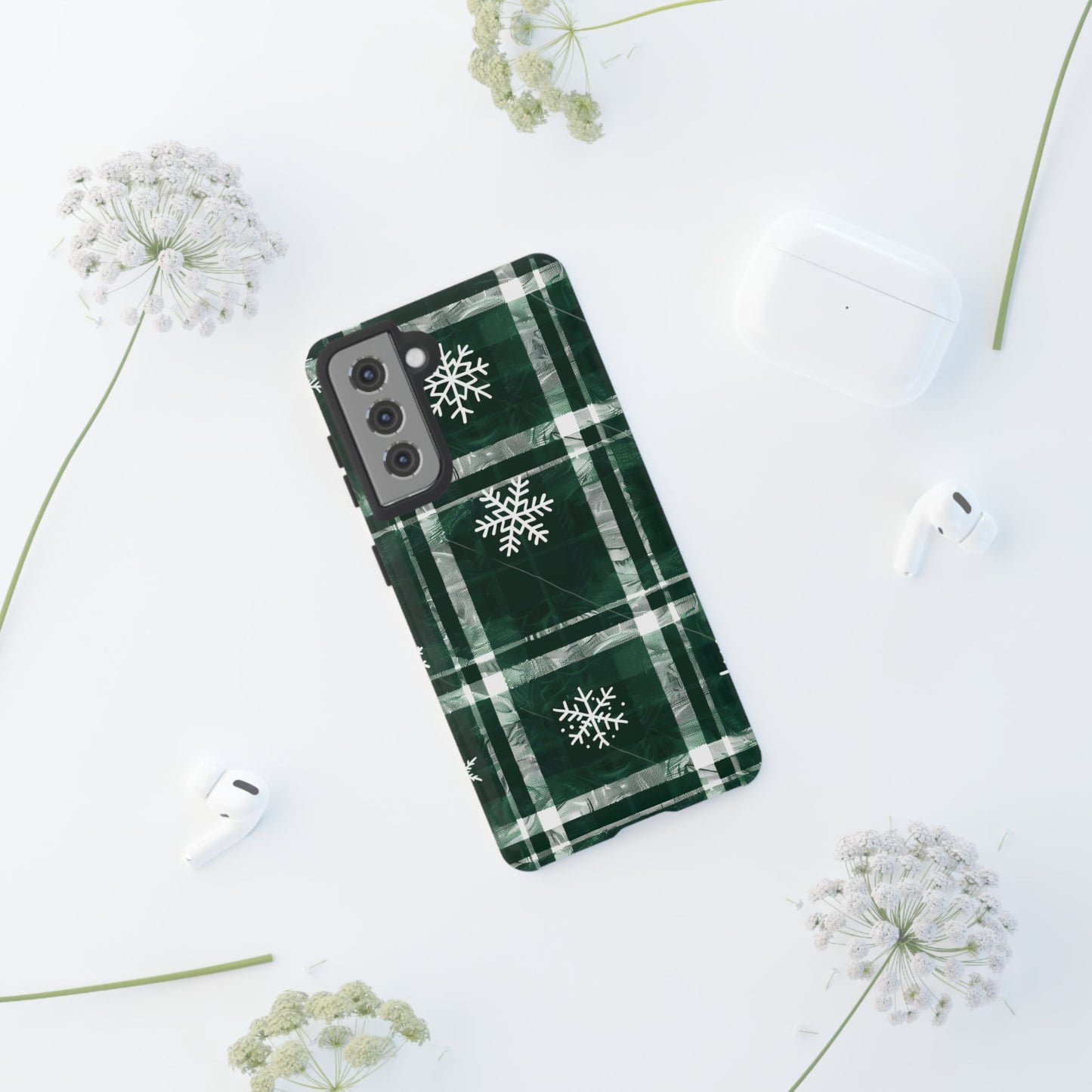Frosted Tartan – Tough Glossy Samsung Galaxy Case