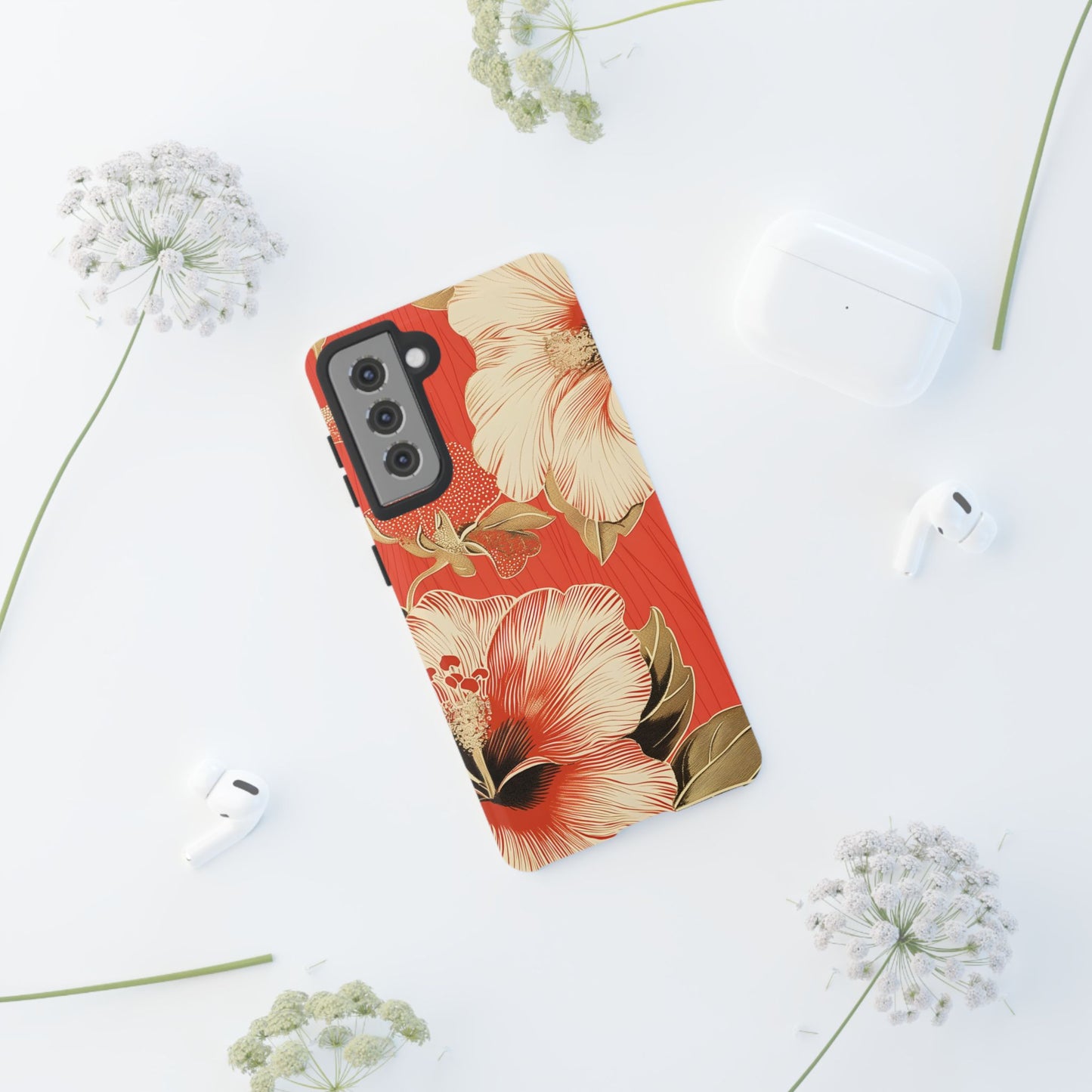 Golden Hibiscus – Tough Glossy Samsung Galaxy Case