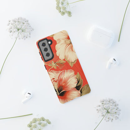 Golden Hibiscus – Tough Glossy Samsung Galaxy Case
