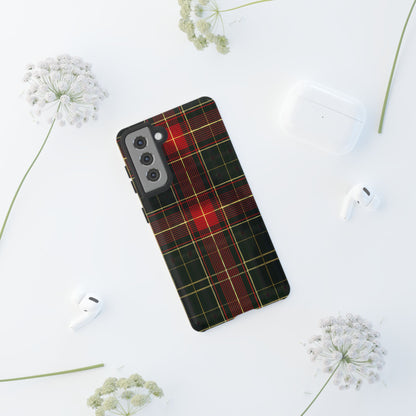 Classic Christmas Tartan – Tough Glossy Samsung Galaxy Case