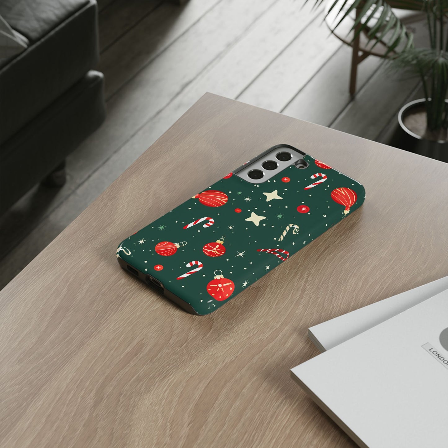 Festive Ornament Scatter – Tough Glossy Samsung Galaxy Case