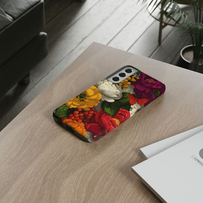 Midnight Bloom – Tough Glossy Samsung Galaxy Case