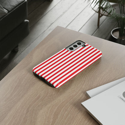 Candy Cane Stripes – Tough Glossy Samsung Galaxy Case