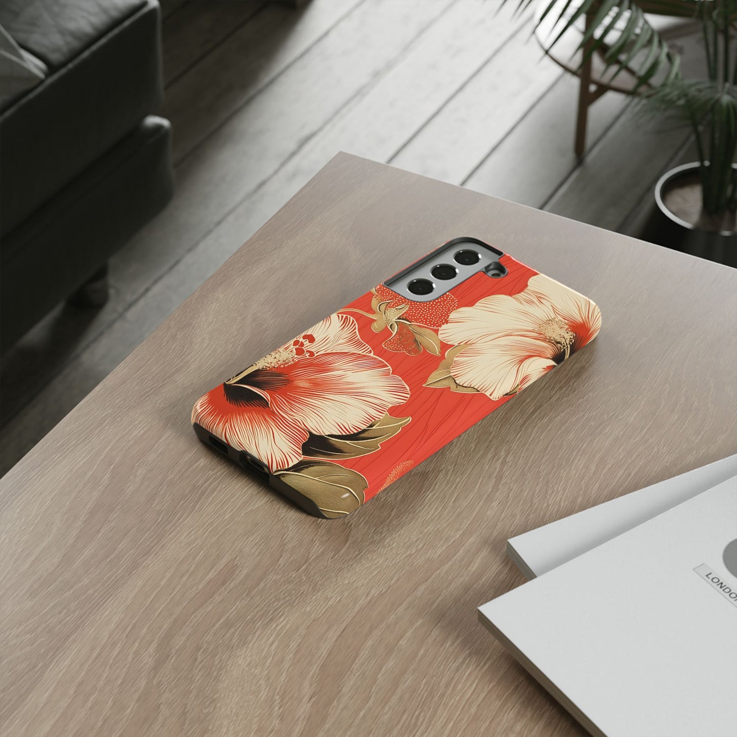 Golden Hibiscus – Tough Glossy Samsung Galaxy Case