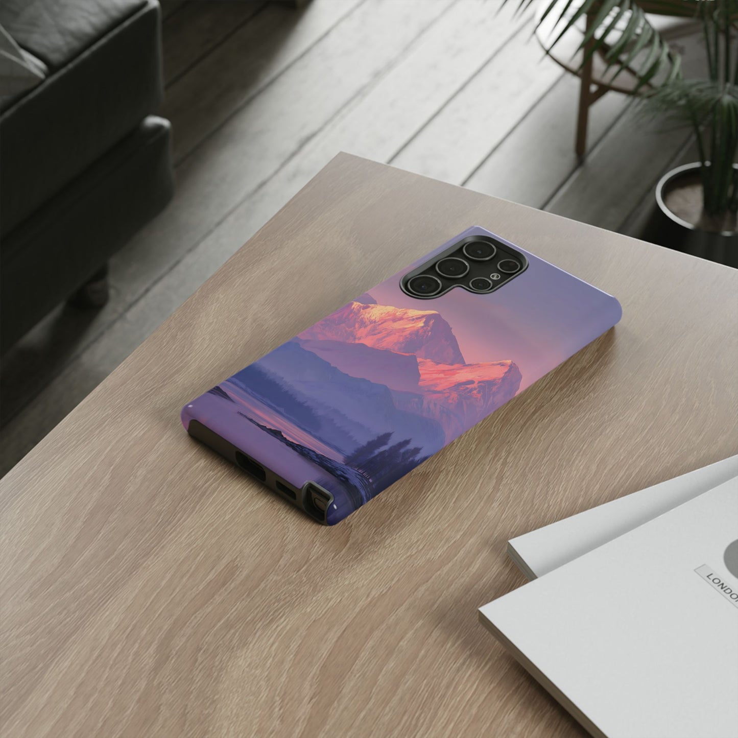 Crimson Peaks – Tough Glossy Samsung Galaxy Case
