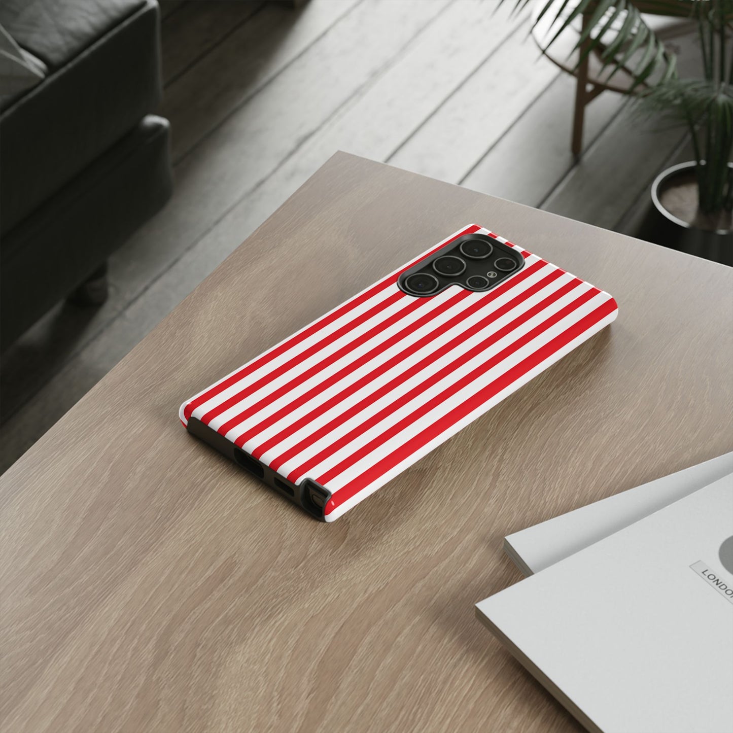Candy Cane Stripes – Tough Glossy Samsung Galaxy Case