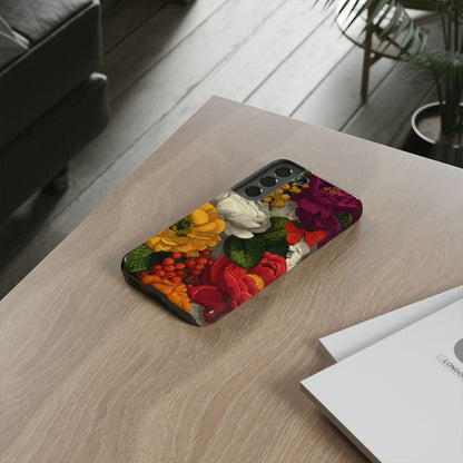 Midnight Bloom – Tough Glossy Samsung Galaxy Case