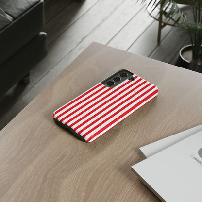 Candy Cane Stripes – Tough Glossy Samsung Galaxy Case