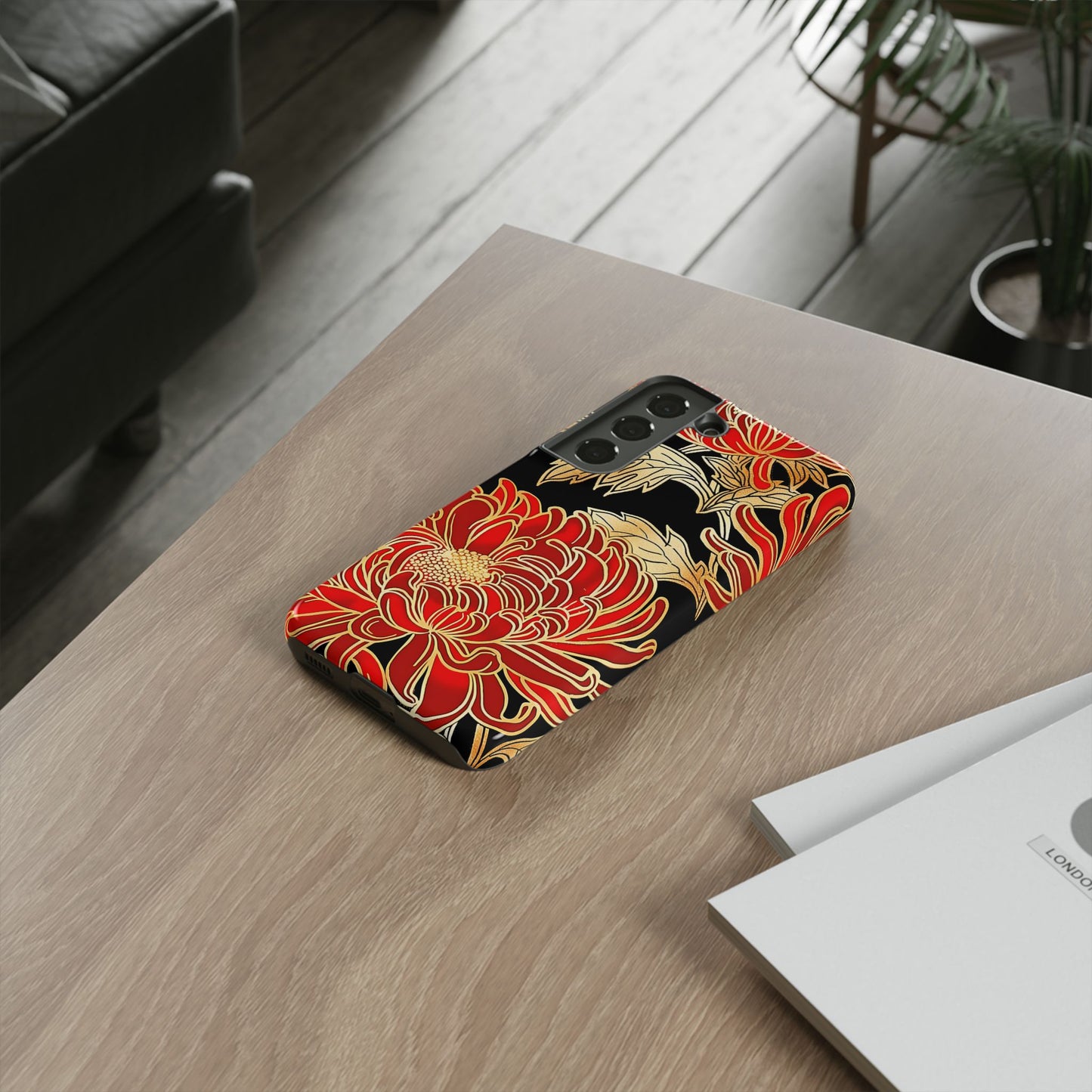 Ember Petals – Tough Glossy Samsung Galaxy Case