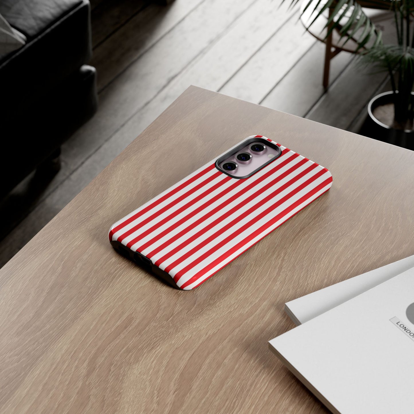 Candy Cane Stripes – Tough Glossy Samsung Galaxy Case