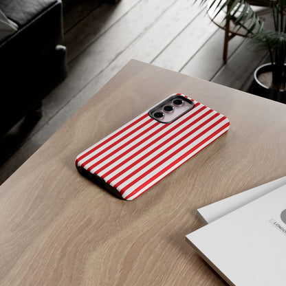 Candy Cane Stripes – Tough Glossy Samsung Galaxy Case