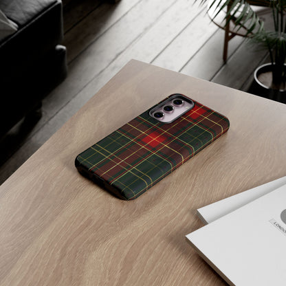 Classic Christmas Tartan – Tough Glossy Samsung Galaxy Case