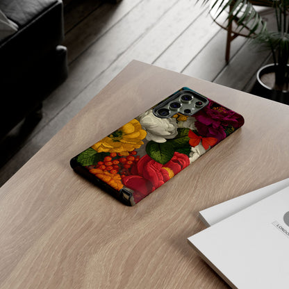 Midnight Bloom – Tough Glossy Samsung Galaxy Case
