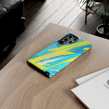 Neon Surge – Tough Glossy Samsung Galaxy Case