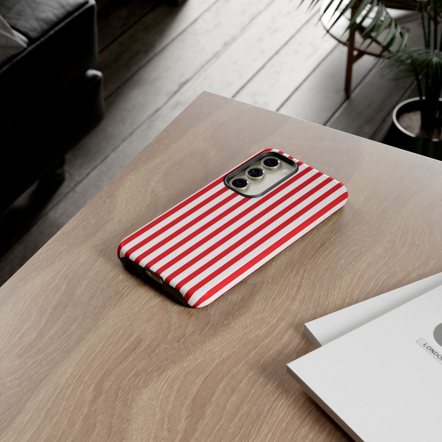 Candy Cane Stripes – Tough Glossy Samsung Galaxy Case