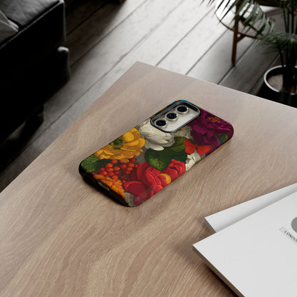 Midnight Bloom – Tough Glossy Samsung Galaxy Case