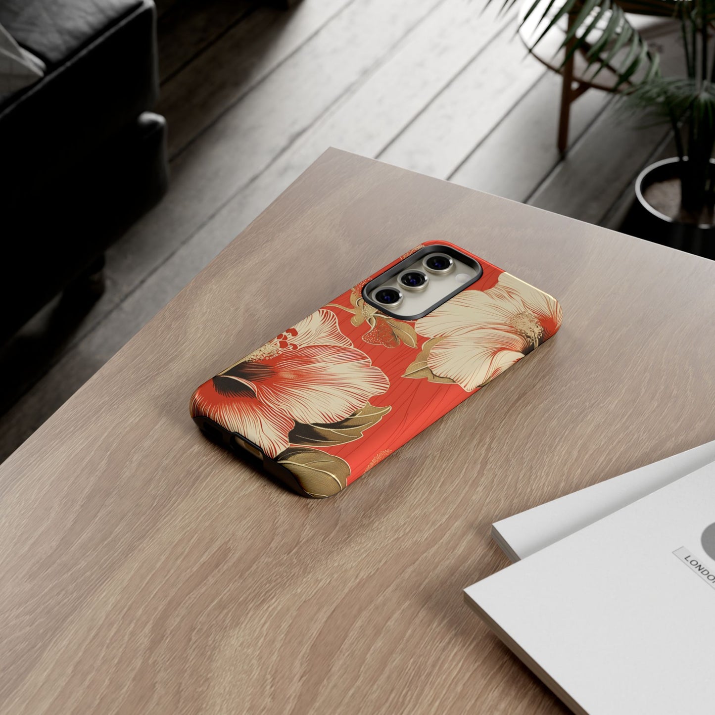 Golden Hibiscus – Tough Glossy Samsung Galaxy Case