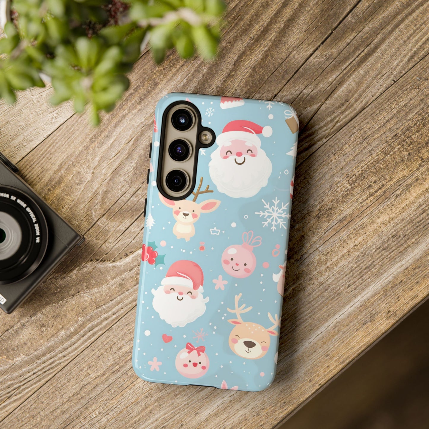 Pastel Santa Joy – Tough Glossy Samsung Galaxy Case