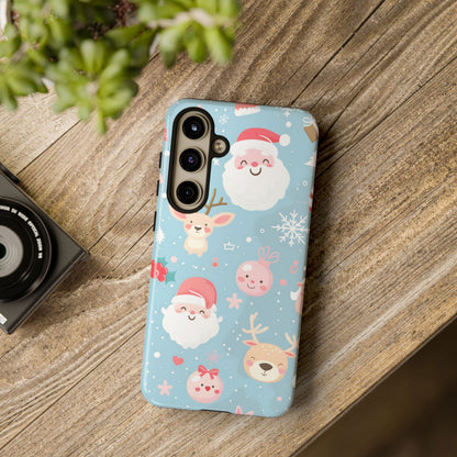 Pastel Santa Joy – Tough Glossy Samsung Galaxy Case
