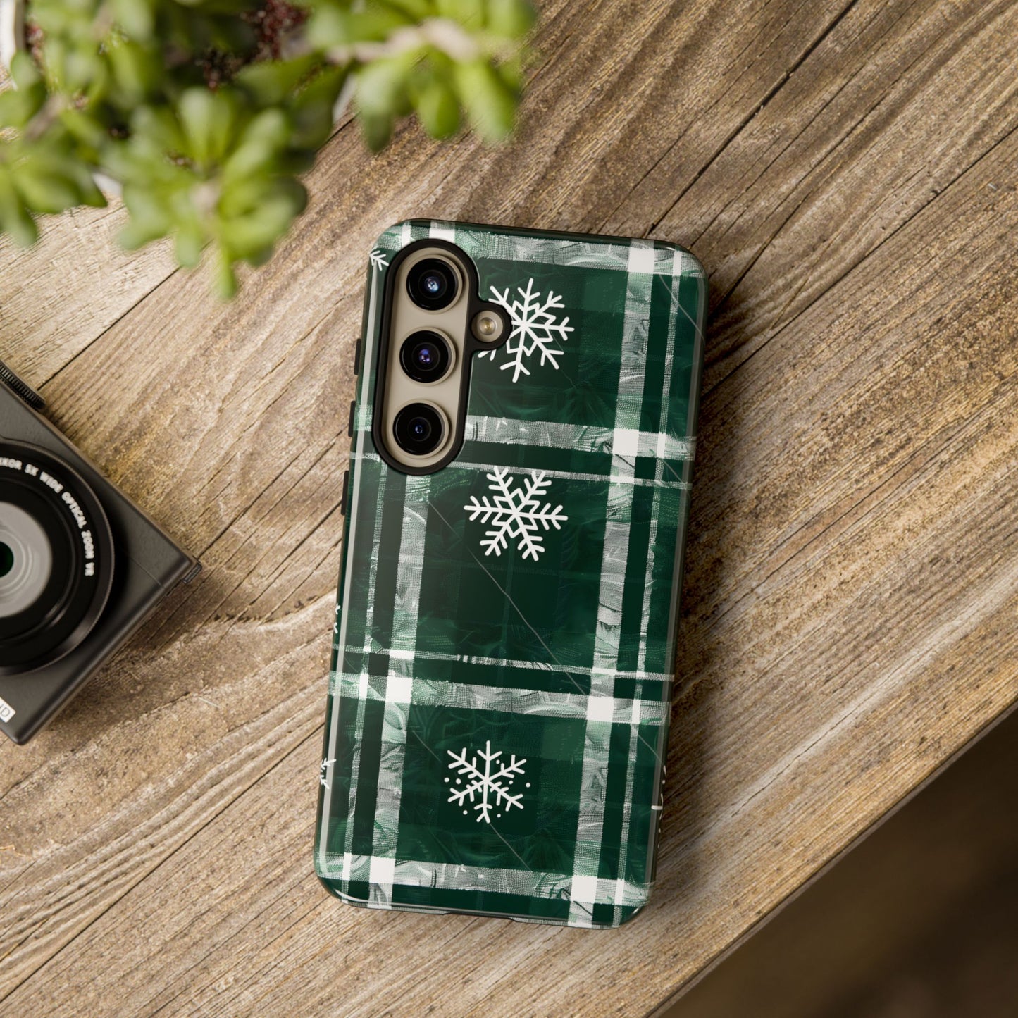 Frosted Tartan – Tough Glossy Samsung Galaxy Case