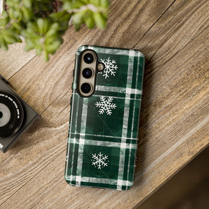 Frosted Tartan – Tough Glossy Samsung Galaxy Case