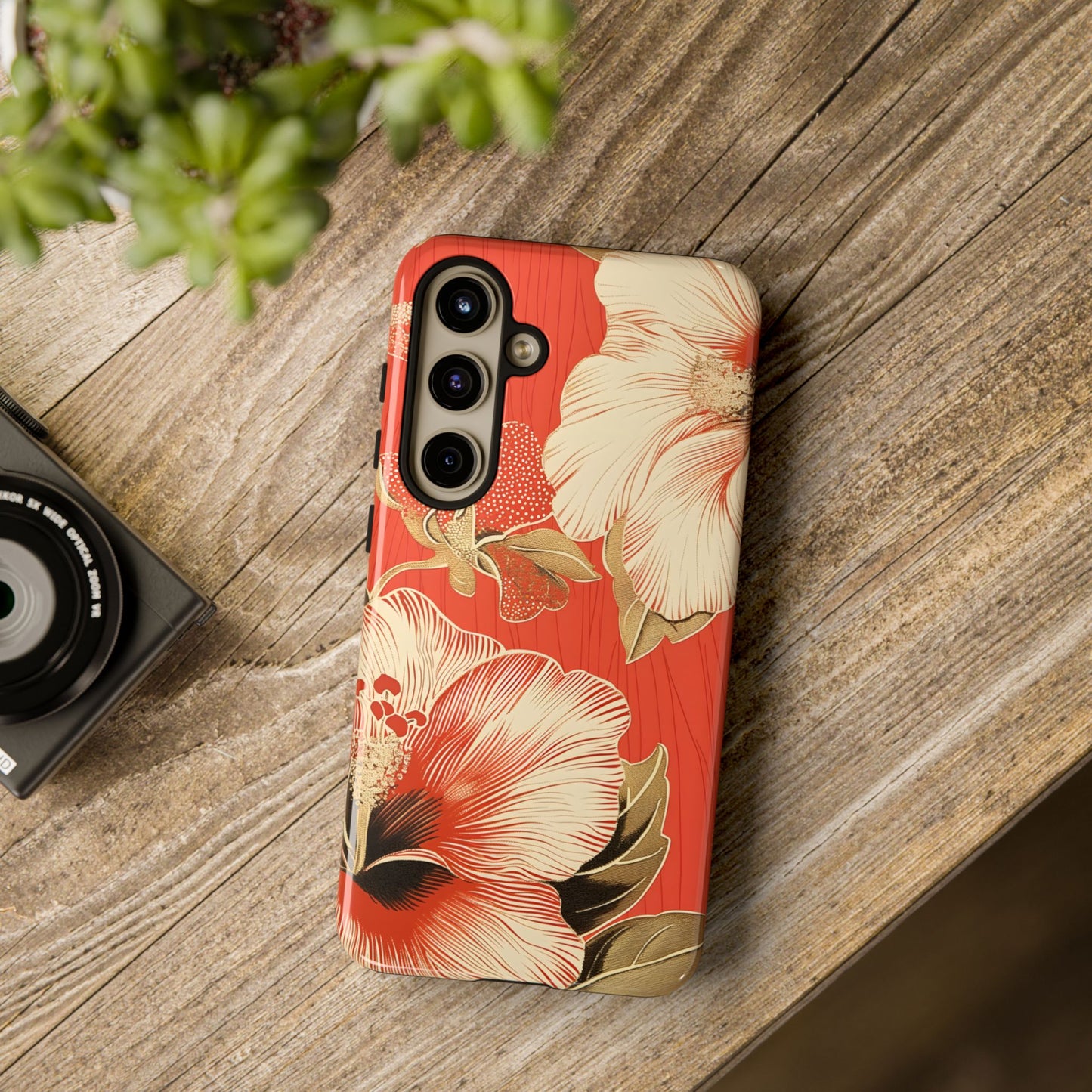 Golden Hibiscus – Tough Glossy Samsung Galaxy Case