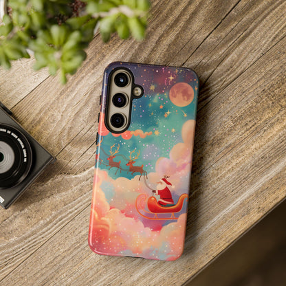 Starlit Santa Sky –  Tough Glossy Samsung Galaxy Case