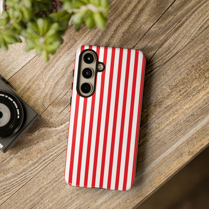 Candy Cane Stripes – Tough Glossy Samsung Galaxy Case