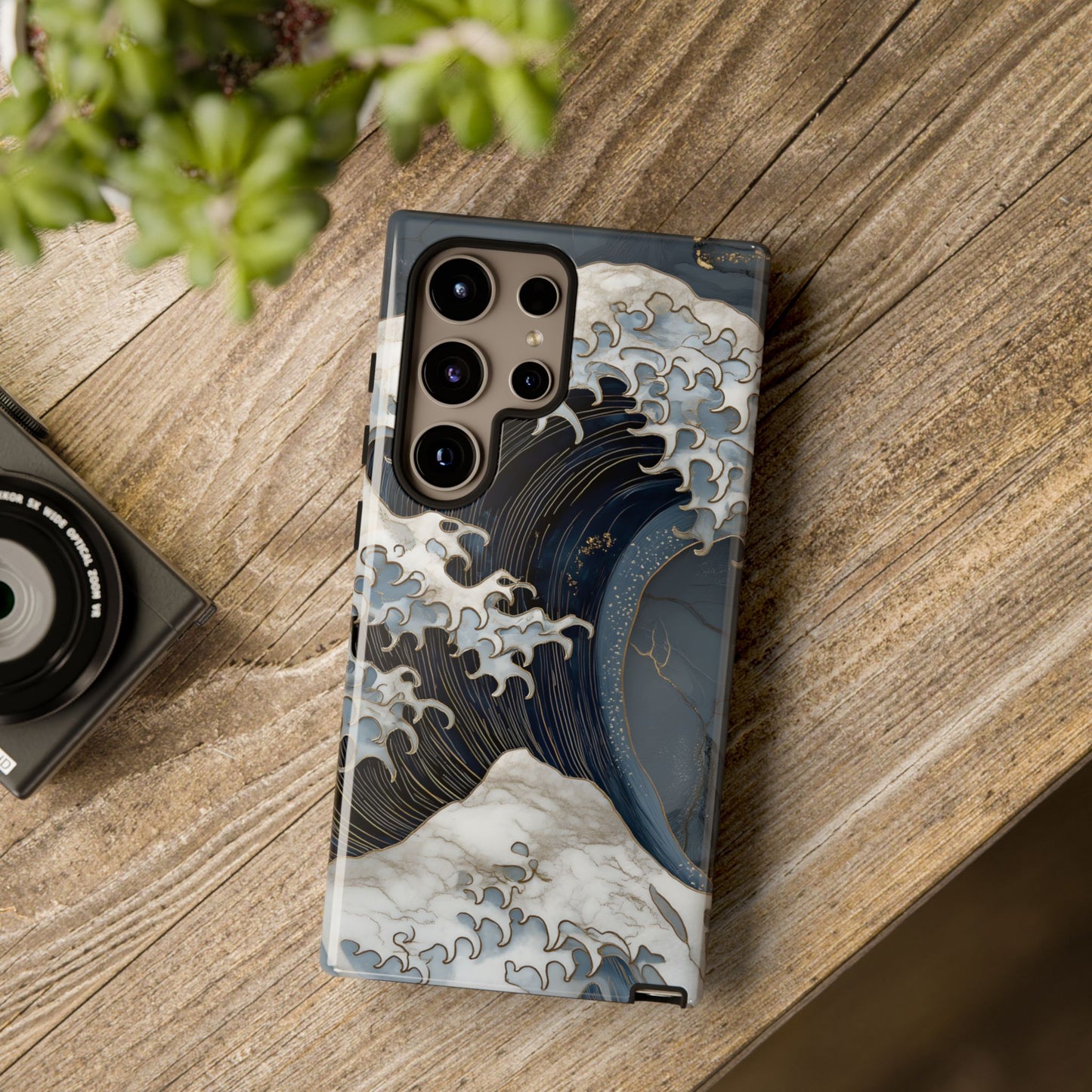Golden Wave – Tough Glossy Samsung Case