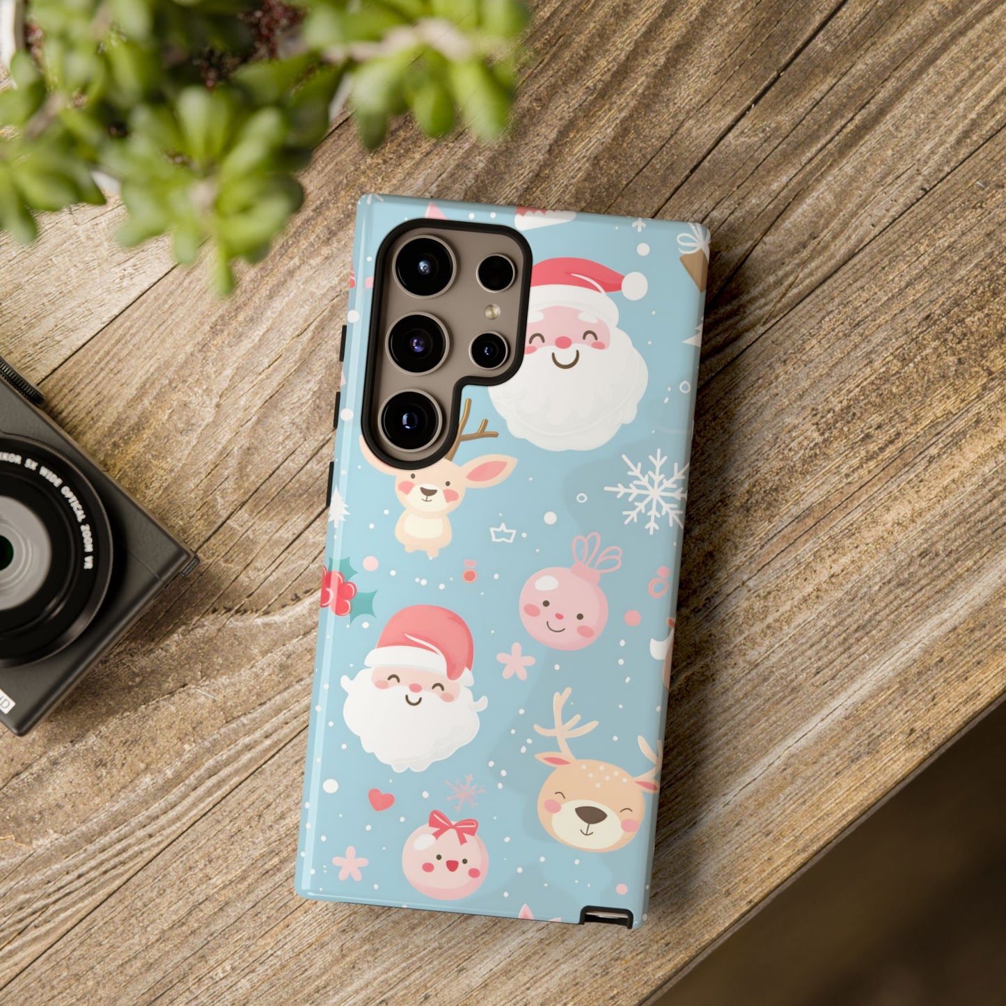 Pastel Santa Joy – Tough Glossy Samsung Galaxy Case