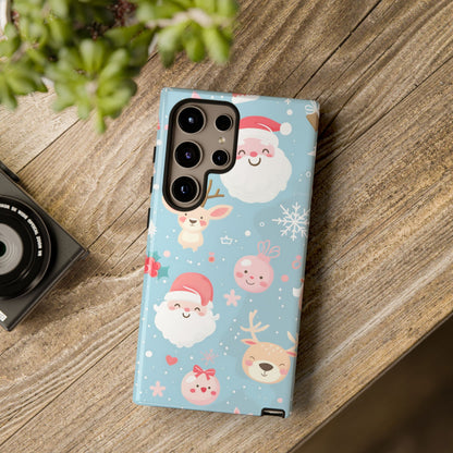 Pastel Santa Joy – Tough Glossy Samsung Galaxy Case