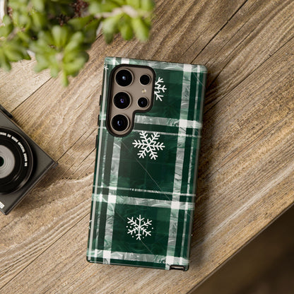 Frosted Tartan – Tough Glossy Samsung Galaxy Case