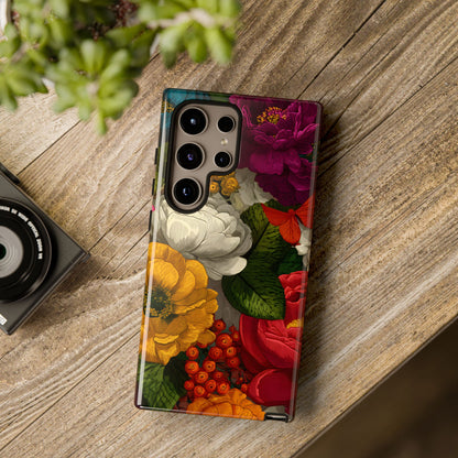 Midnight Bloom – Tough Glossy Samsung Galaxy Case