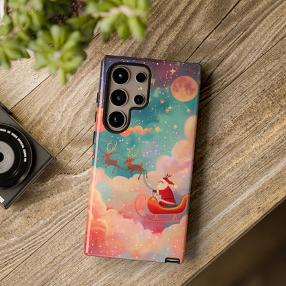 Starlit Santa Sky –  Tough Glossy Samsung Galaxy Case