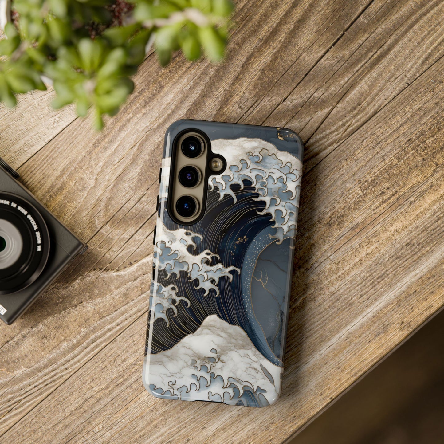 Golden Wave – Tough Glossy Samsung Case