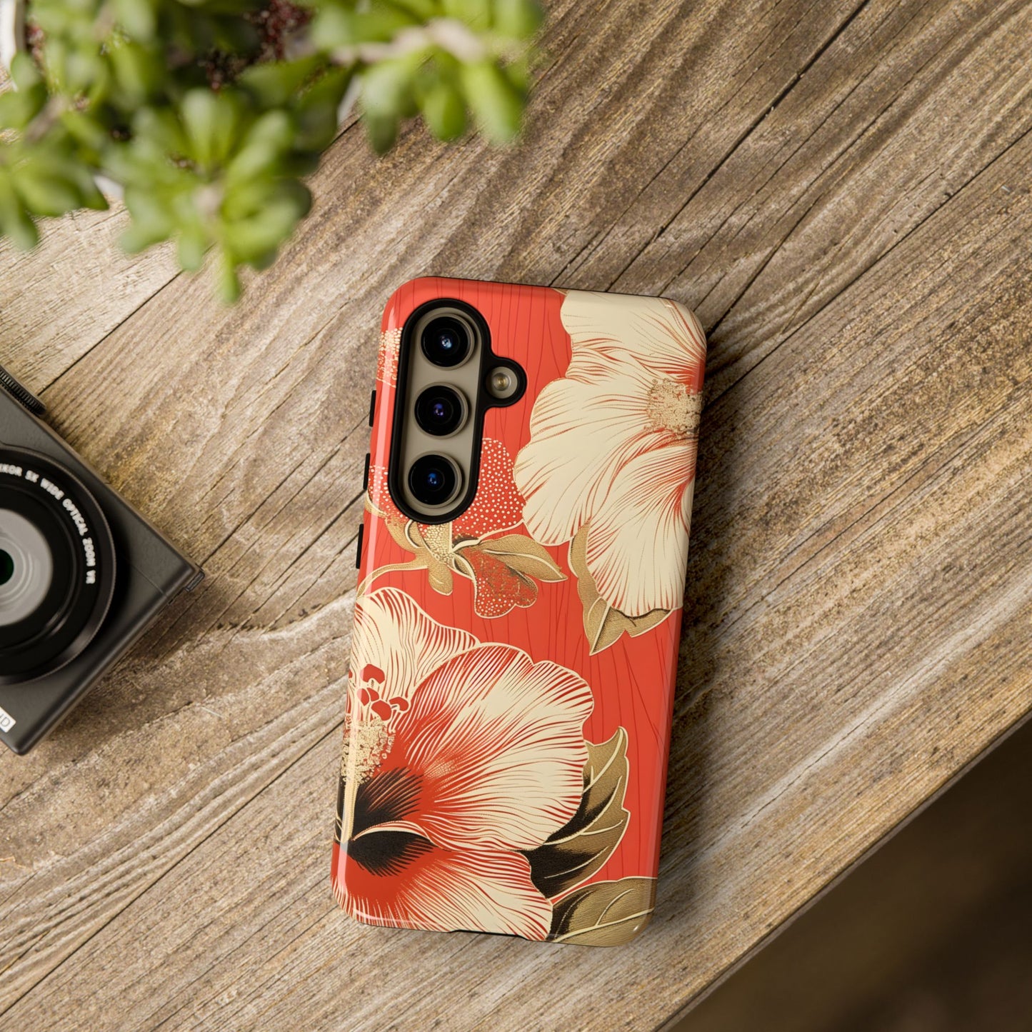 Golden Hibiscus – Tough Glossy Samsung Galaxy Case
