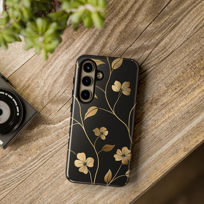 Golden Elegance – Tough Glossy Samsung Galaxy Case