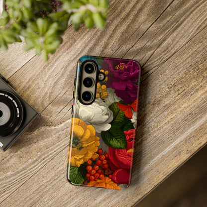 Midnight Bloom – Tough Glossy Samsung Galaxy Case