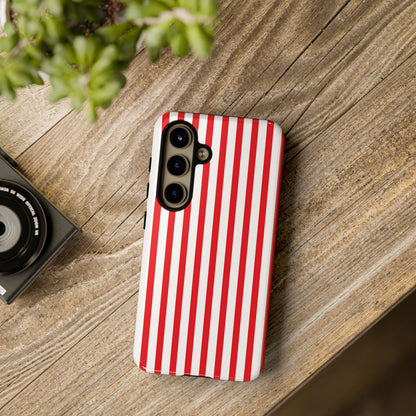 Candy Cane Stripes – Tough Glossy Samsung Galaxy Case
