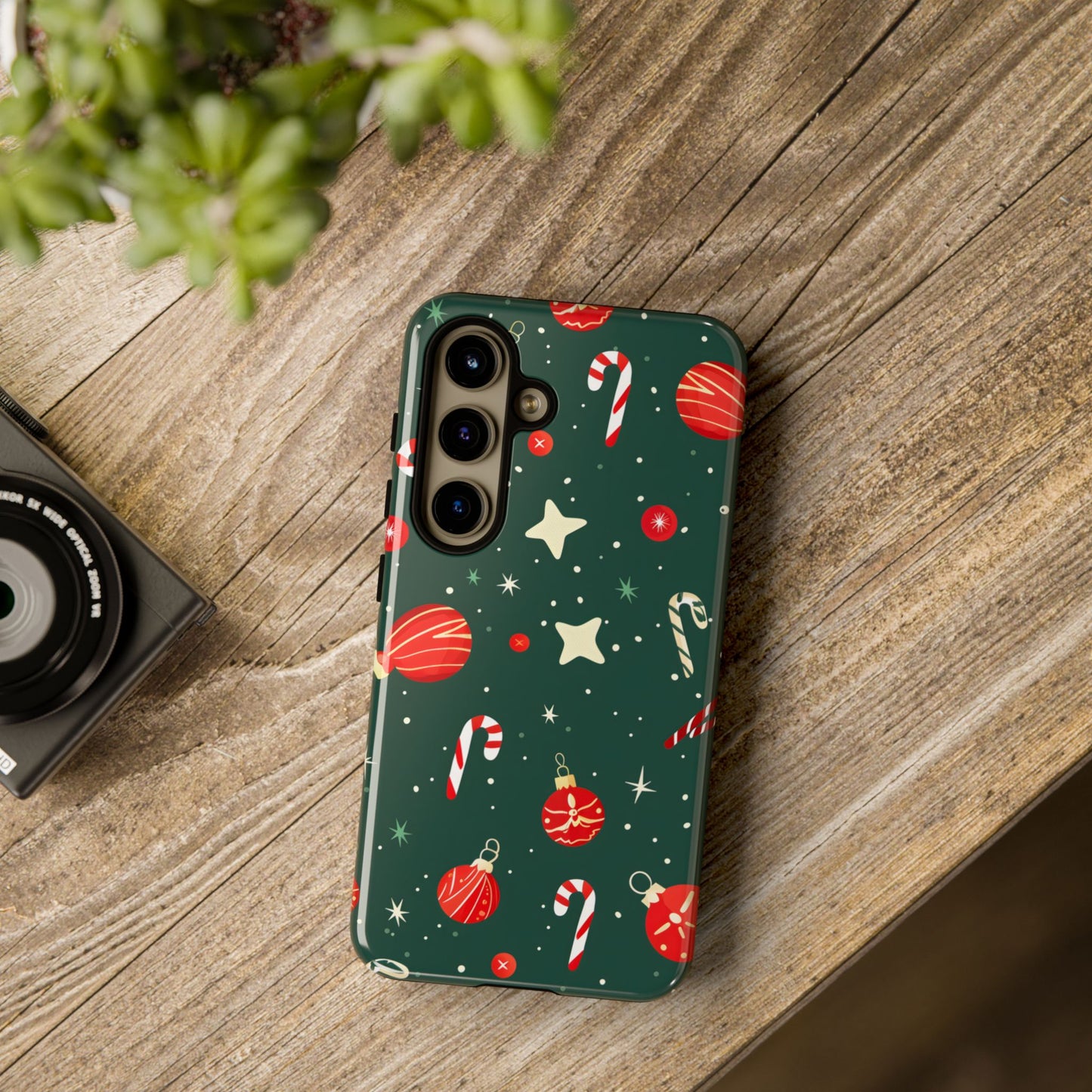 Festive Ornament Scatter – Tough Glossy Samsung Galaxy Case
