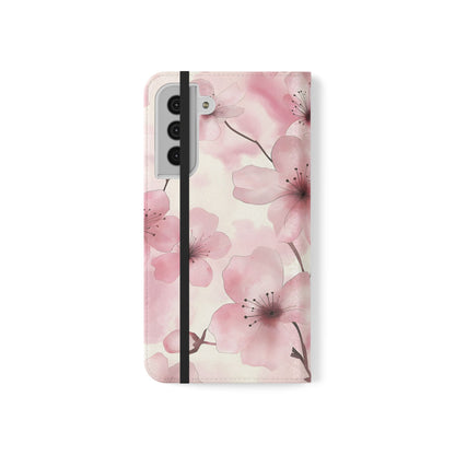 Sakura Veil – Vegan Leather Wallet Samsung Case