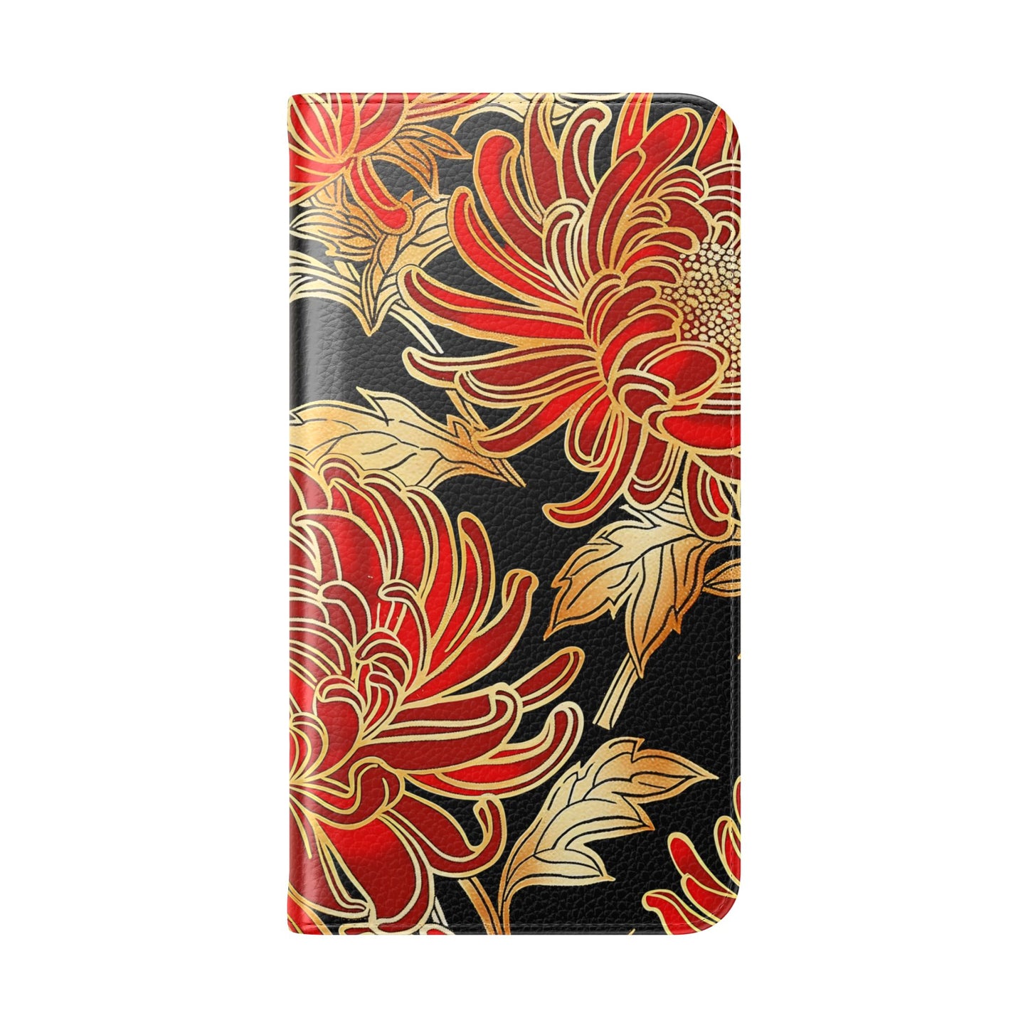 Ember Petals – Vegan Leather Wallet Samsung Case