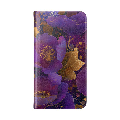 Imperial Petals – Vegan Leather Samsung Flip Phone Case