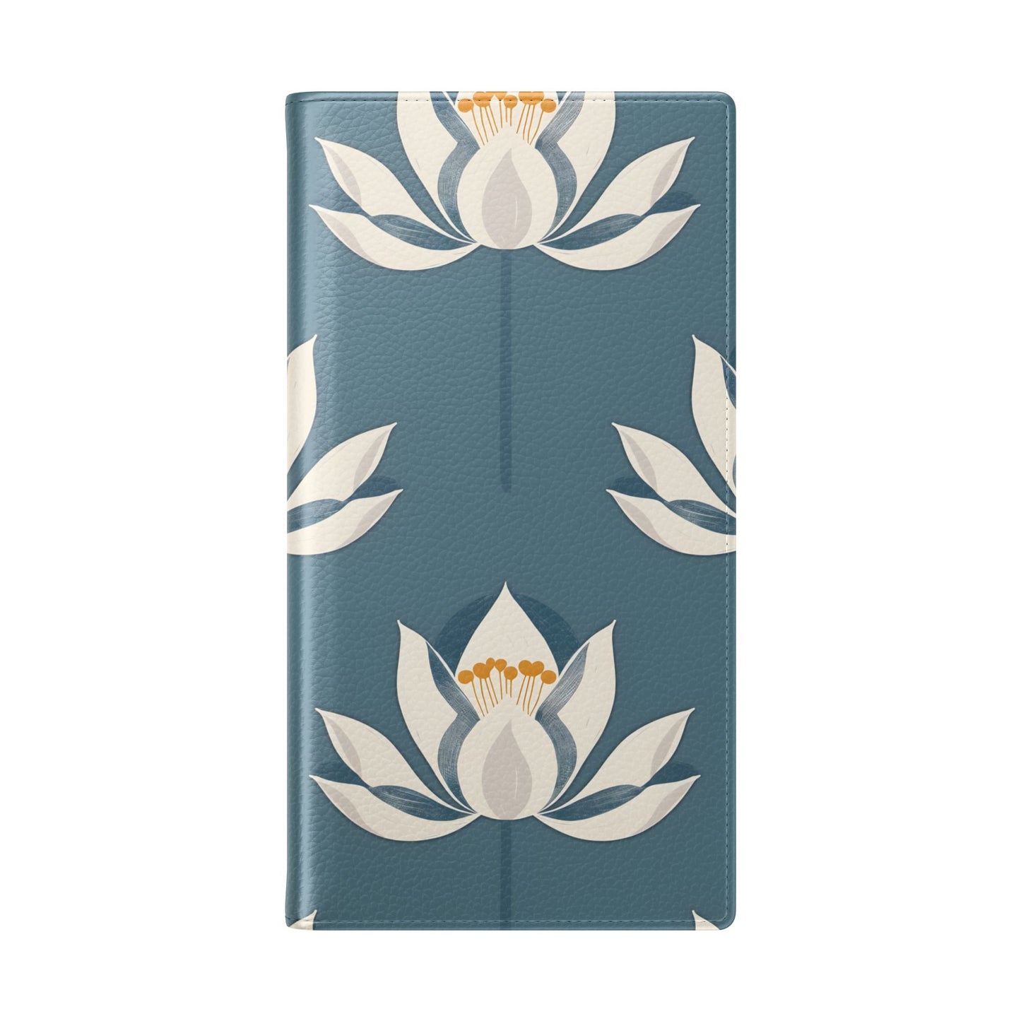 Lotus Serenity – Vegan Leather Wallet Samsung Case