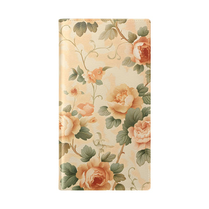 Vintage Bloom – Vegan Leather Wallet Samsung Case