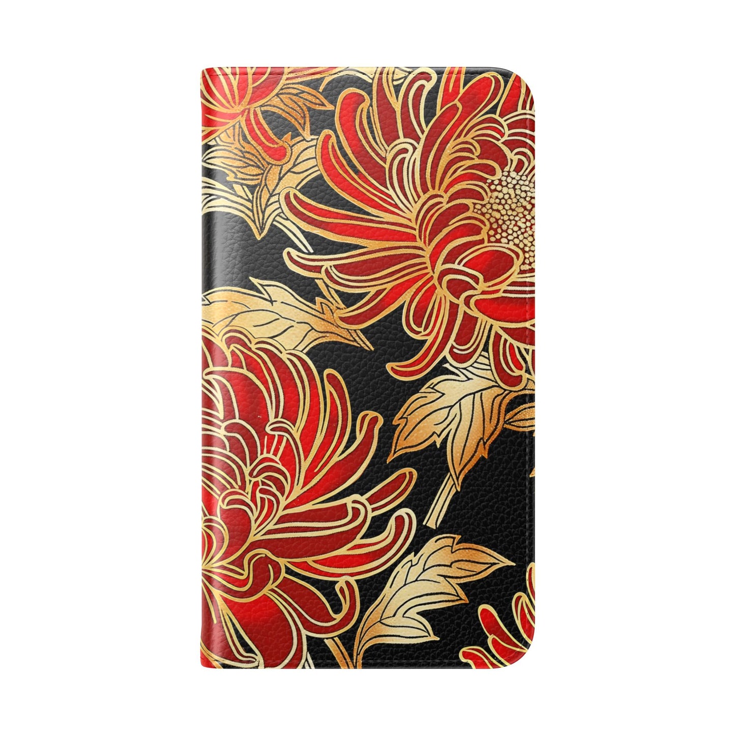 Ember Petals – Vegan Leather Wallet Samsung Case
