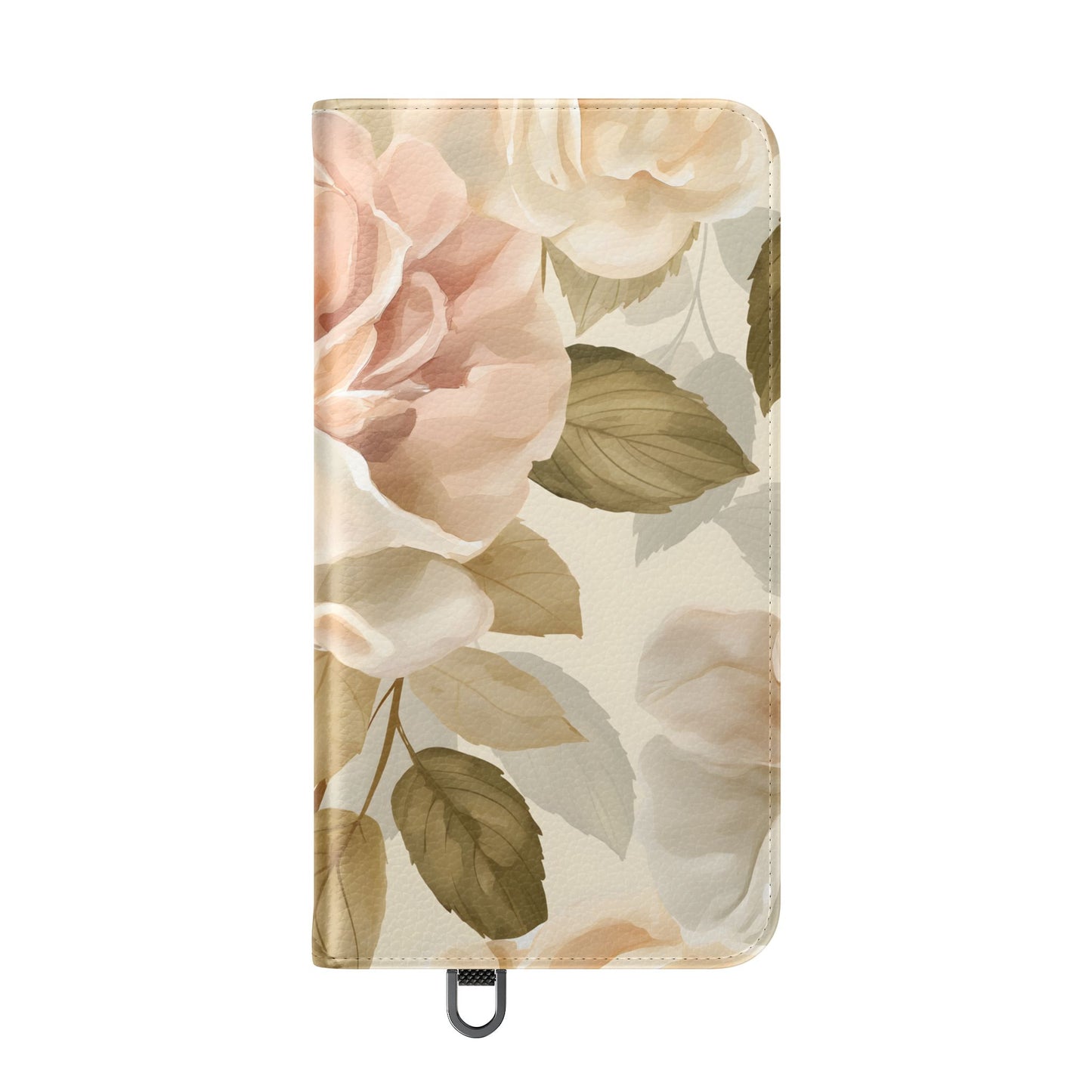 Soft Rose Elegance – Vegan Leather Wallet Samsung Case